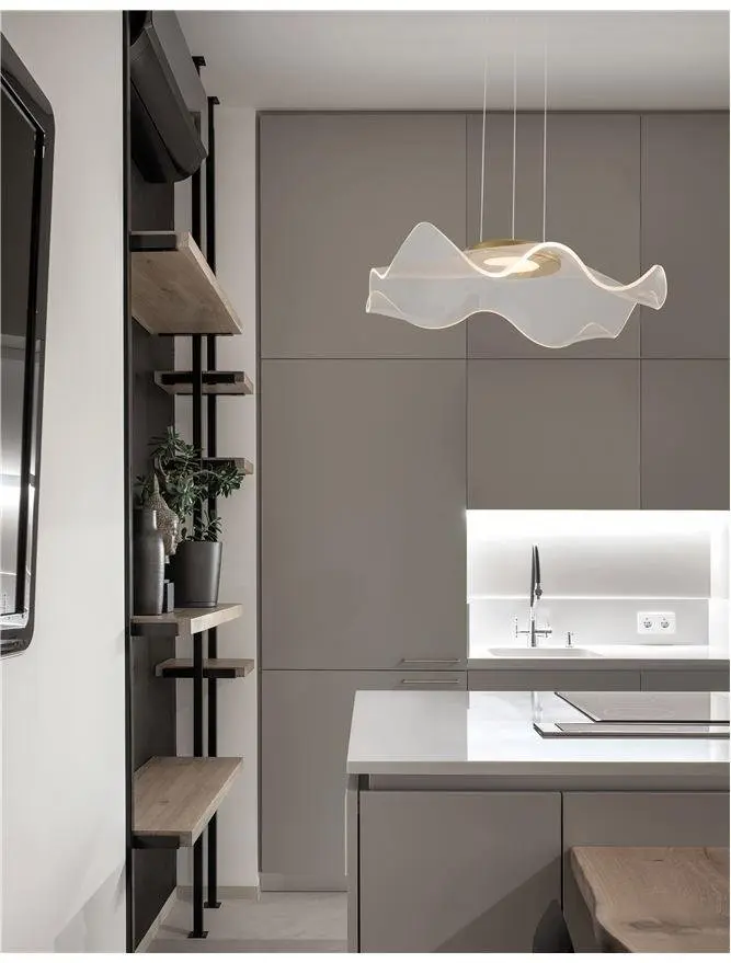 NV 9054501 Závěsné svítidlo SIDERNO zlatý hliník a akryl LED 30W 230V 3000K IP20 - NOVA LUCE