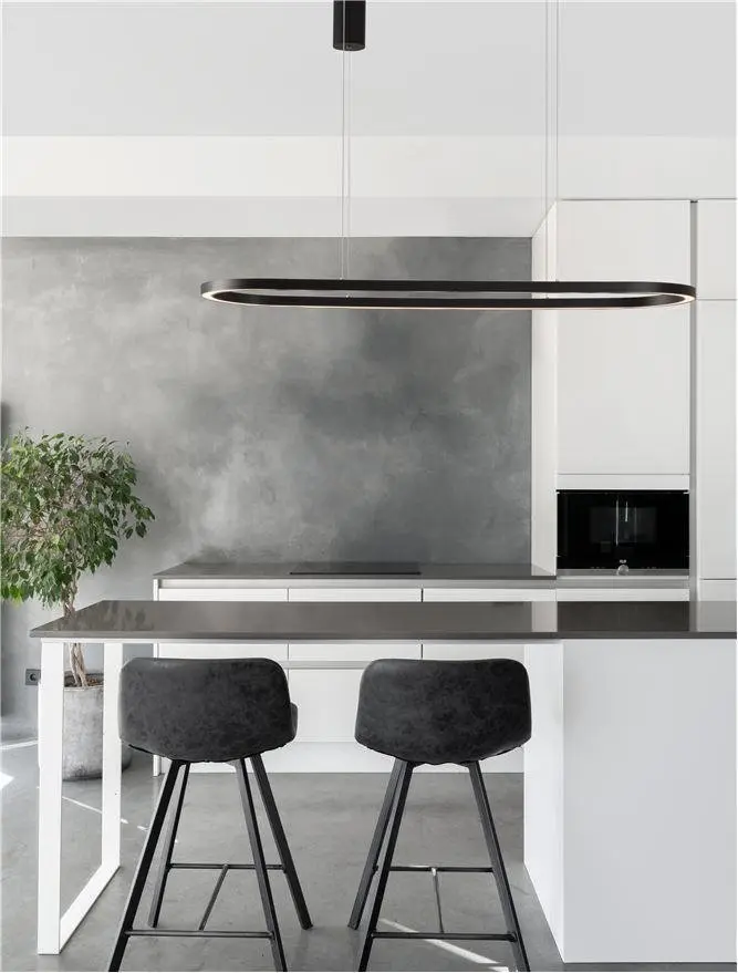 Závěsné LED svítidlo NOVA LUCE CUPPE 58W 3000K černé 9345624