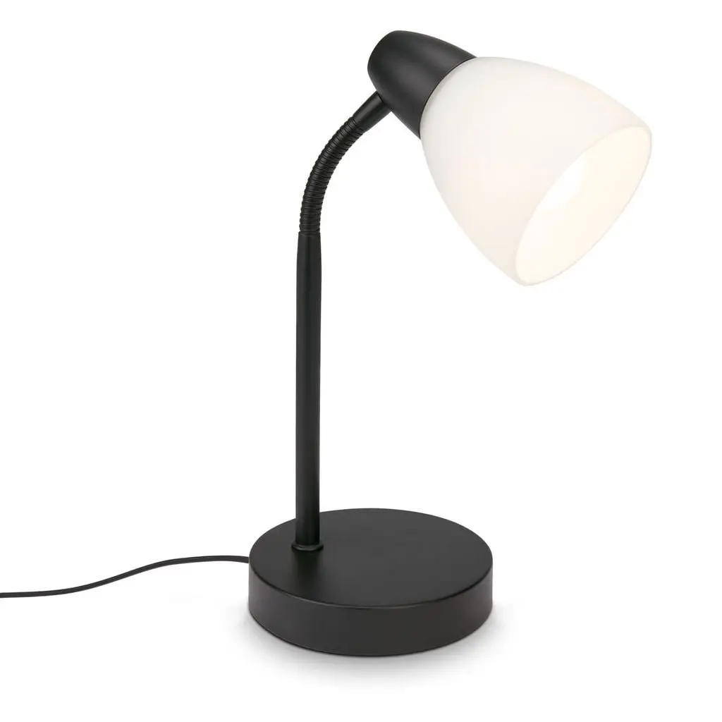 BRILO 7022-015 Stolní lampa, 30 cm, max. 25 W, černá - BRILO