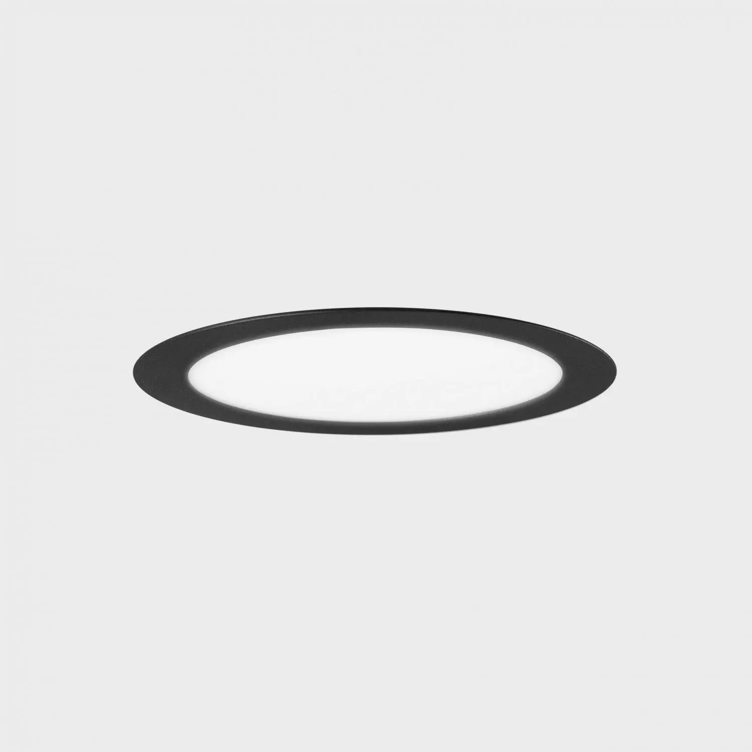 KOHL LIGHTING KOHL-Lighting DISC zapuštěné svítidlo s rámečkem pr. 300 mm černá 24 W CRI 80 4000K 1.10V