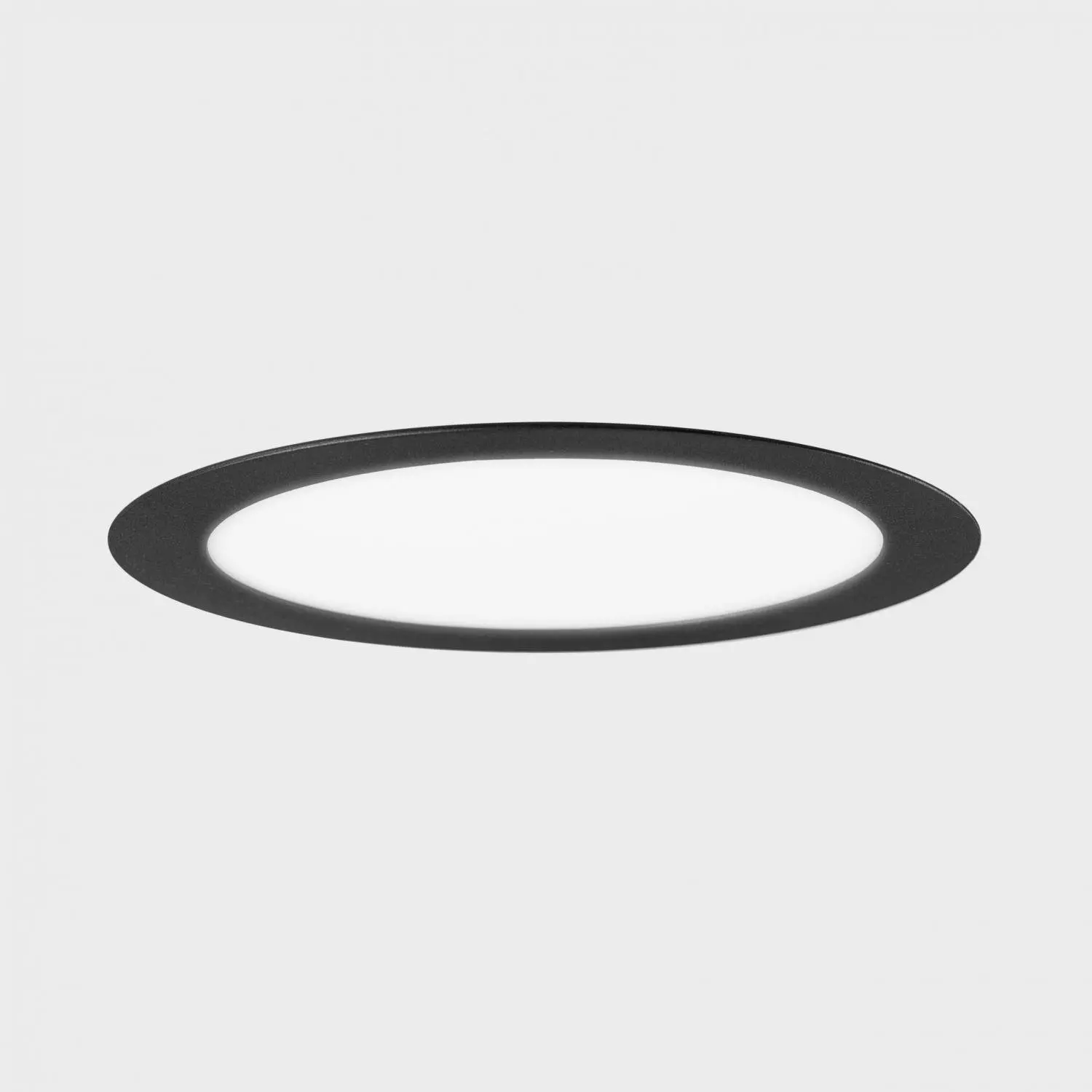 KOHL LIGHTING KOHL-Lighting DISC zapuštěné svítidlo s rámečkem pr. 600 mm černá 56 W CRI 80 3000K DALI
