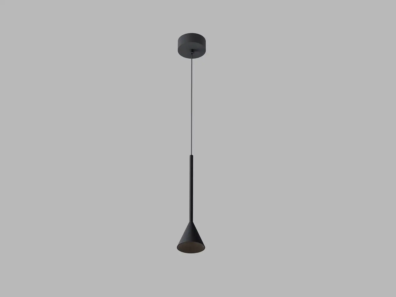 LED2 3490633D LED2 Závěsné svítidlo KONO Z, B 3W DALI/PUSH DIM 3000K UGR černá - LED2 Lighting