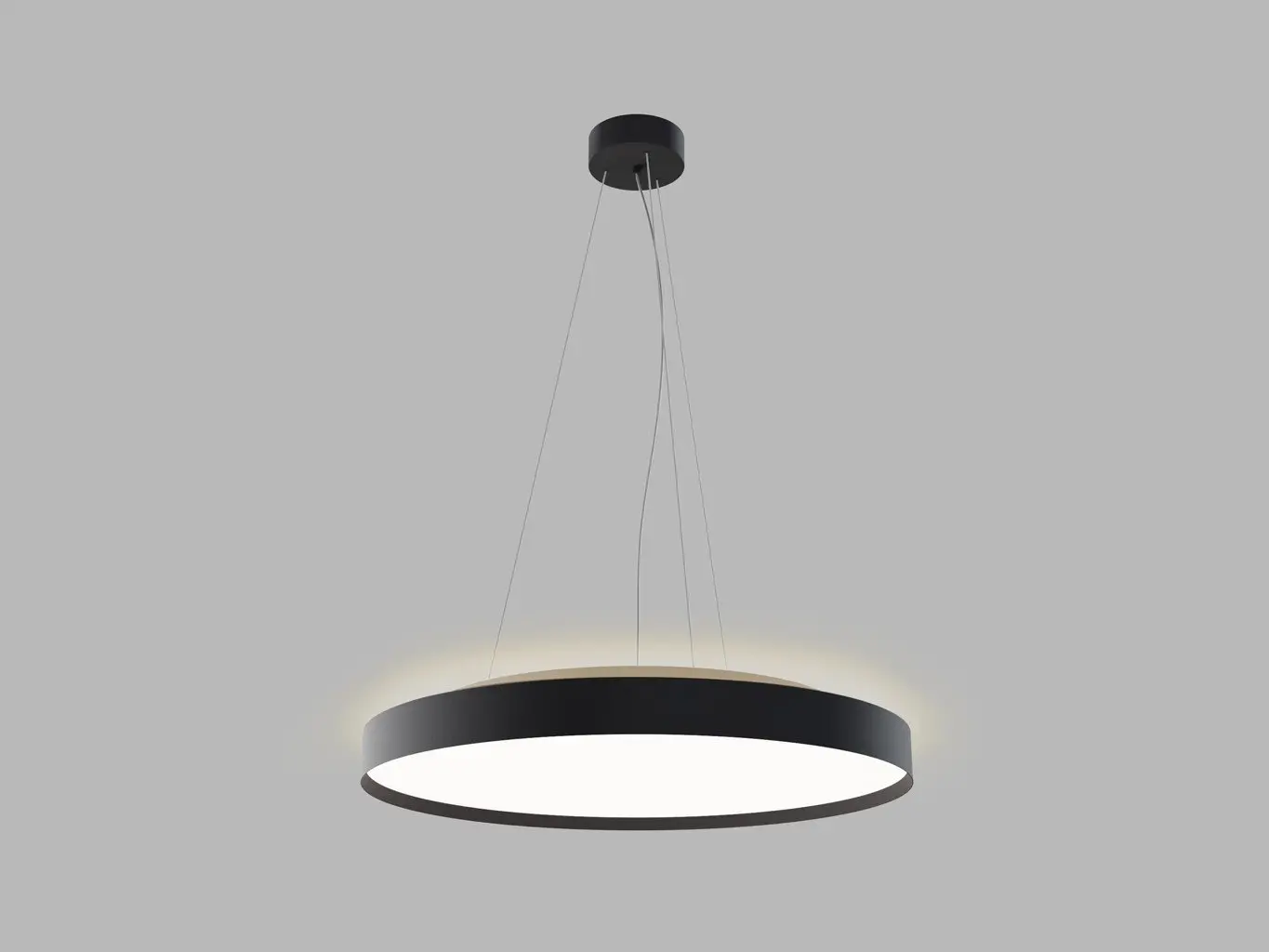 LED2 3275953D LED2 Závěsné svítidlo TORO 60 P/N-Z, B DALI/PUSH DIM 55+10W 3000K/4000K černá - LED2 Lighting