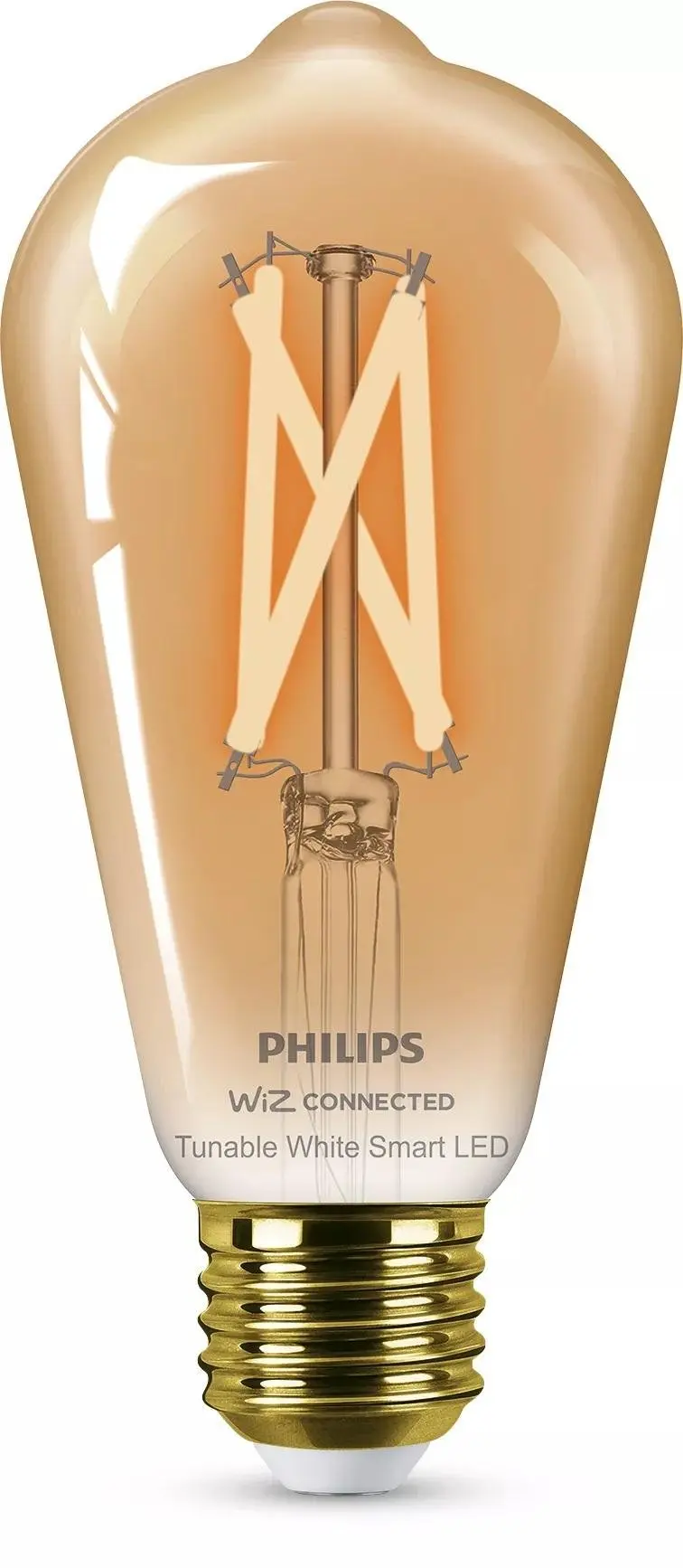 WiZ Smart LED Žárovka Filament oranžová 7 W (ekv. 50 W) 640lm 2000-5000K ST64 E27