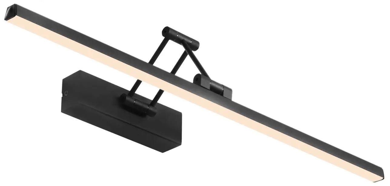 RED - DESIGN RENDL RENDL FRIDA LED nástěnná lampa, nad obraz matná černá R14152