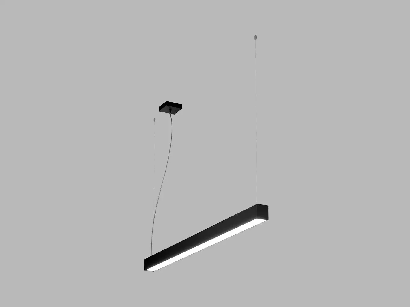 LED2 3238153CSTW Závěsné svítidlo NOLI II 120 P-Z, B CASAMBI TW 40W 3000K-4000K černá