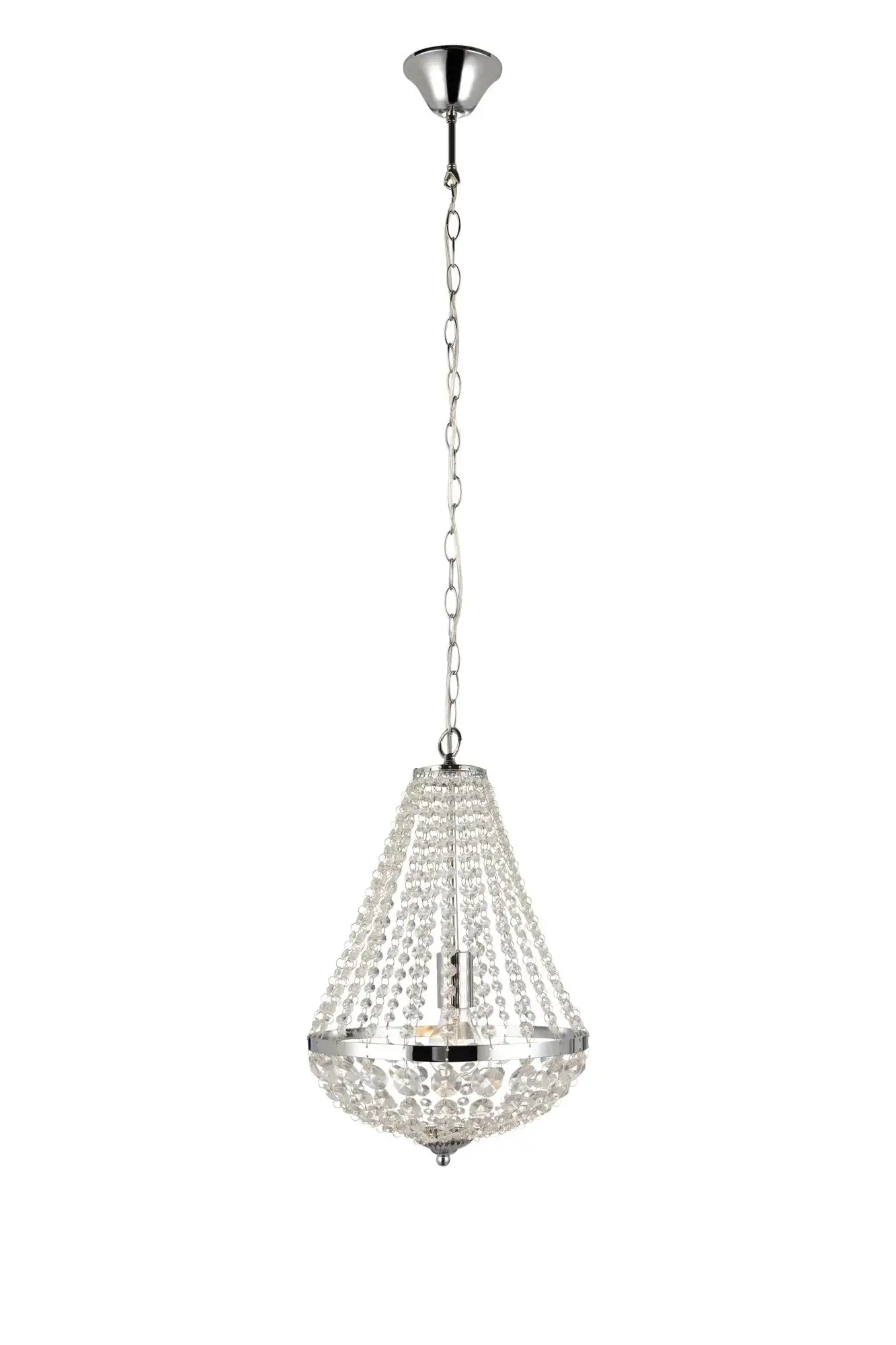 MAR 104889 Gränsö lustr chrom 30 cm - Markslöjd