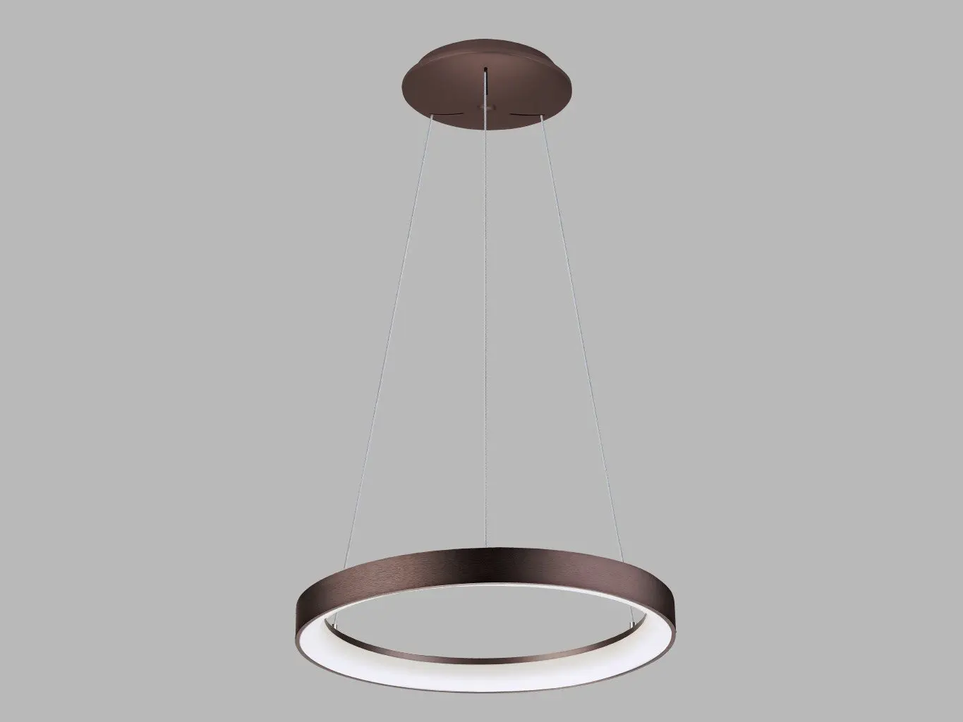 LED2 3271878CSTW Závěsné svítidlo BELLA SLIM 48 P-Z, CF CASAMBI TW 38W 2700K-4000K hnědá