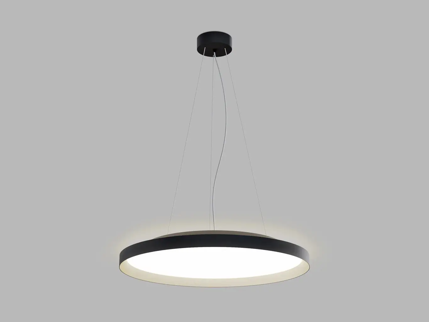 LED2 32749737DTW LED2 Závěsné svítidlo MOON 60 P/N-Z, BCH DALI TW/PUSH TW 60W (50+10) 2700K-4000K černá/šampaň - LED2 Lighting