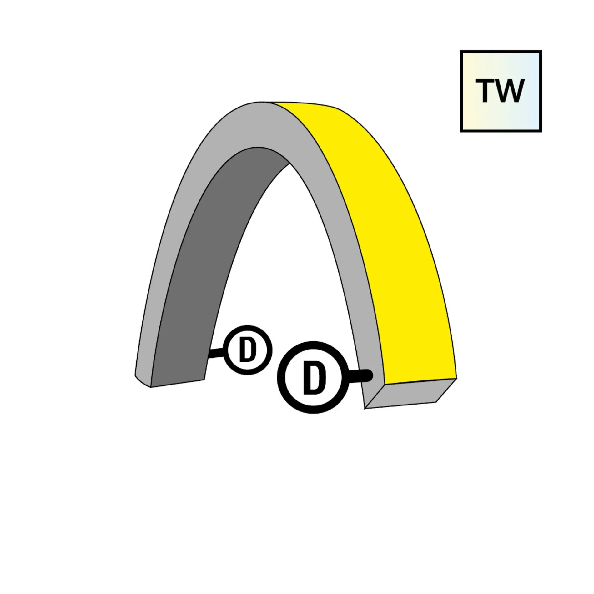 SLC S1624T-TW-D Napájení pro NeonFlex 24V Top-Bend TW D - TLG