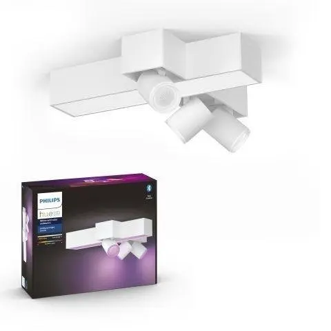Philips Hue 50608/31/P7 Hue WACA Centris stropní LED svítidlo 1x25W+GU10 3x5,7W 2810lm 2000-6500K RGB IP20 bílá