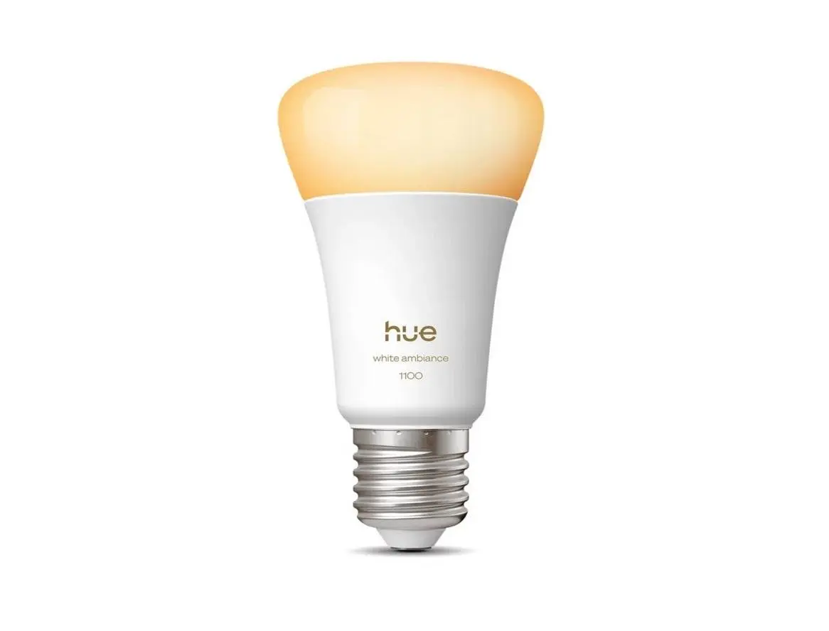 Philips Hue White Ambiance - Chytrá LED žárovka E27, 1100 lm, teplá bílá 929003854901