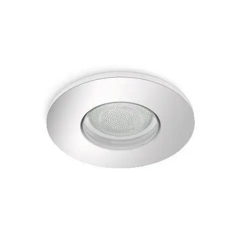 Philips Hue WACA Xamento podhledové LED svítidlo 1x GU10 5,7W 350lm 2000-6500K RGB IP44, chrom
