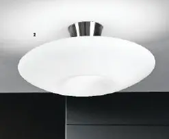 OR DL 7-566/2 Stropní svítidlo 2x60W E27 satin/opál sklo, průměr 49cm - ORION