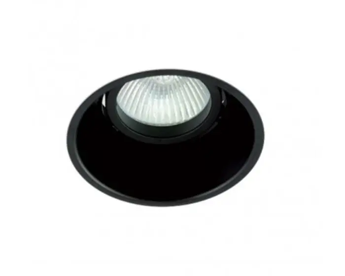 BPM Zápustné svítidlo Koni pr. 75 mm černá polomatná 3161.15LED.D40.3K