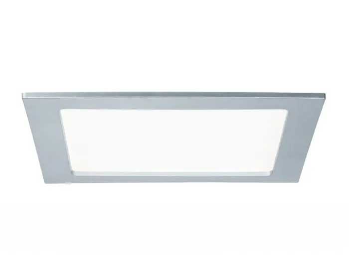 Paulmann Vestavný panel LED hranaté 18W 4000K Chrom mat IP44 920.78 P 92078