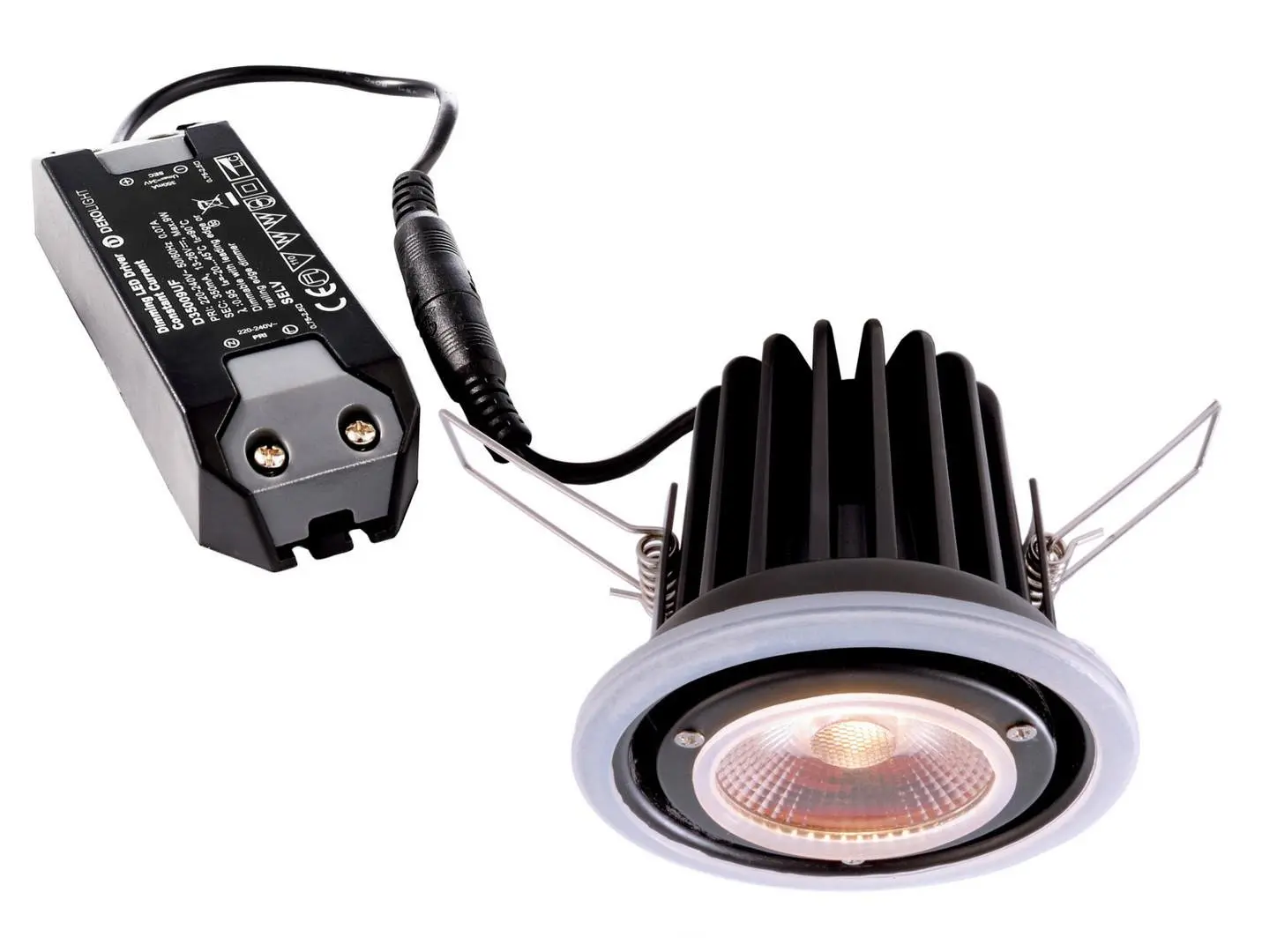Deko-Light stropní vestavné svítidlo COB 68 Mood IP65 220-240V AC/50-60Hz 9,00 W 2000-2800 K 500 lm černá 565192
