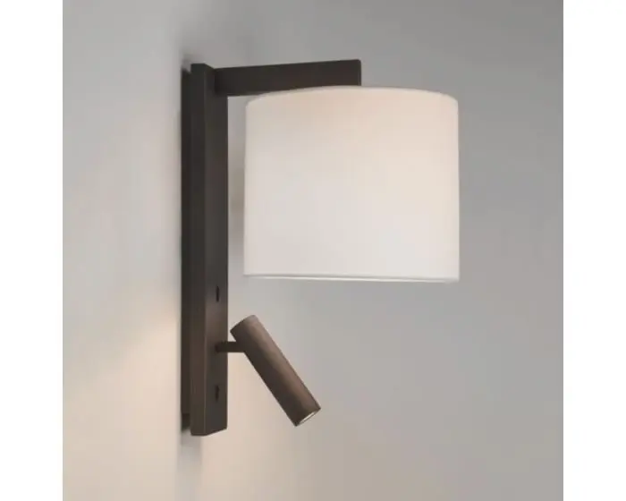 AST 1222020 Nástěnná základna Ravello bronz 1x40W E27 a 1x2W LED (starý kód: AST 7459) - ASTRO Lighting