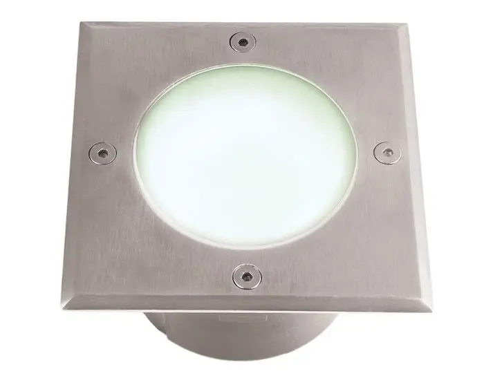 PANIT EST356 Venkovní svítidlo OBLO MICRO ocel čtvercová 230V GX53 7W IP67 - PAN INTERN.