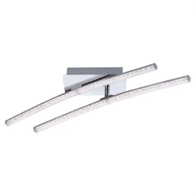 LD 11290-17 SIMON LED stropní svítidlo, design, chrom, 2-ramenné 3000K - LEUCHTEN DIREKT / JUST LIGHT