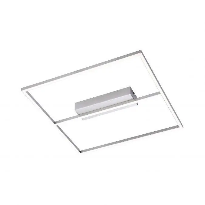 PAUL NEUHAUS LED stropní svítidlo, ocel, design, hranaté 3000K PN 6631-55