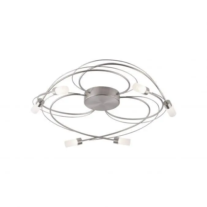 PN 8250-55 NELIA LED stropní svítidlo, ocel, průměr 60cm, moderní elegantní SimplyDim 3000K - PAUL NEUHAUS