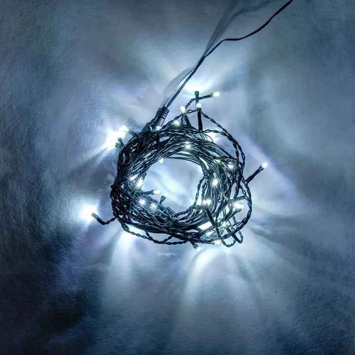 DLED LWI35 DecoLED LED světelné krápníky, 2x0,5m, ledově bílá, 40 diod LWI35