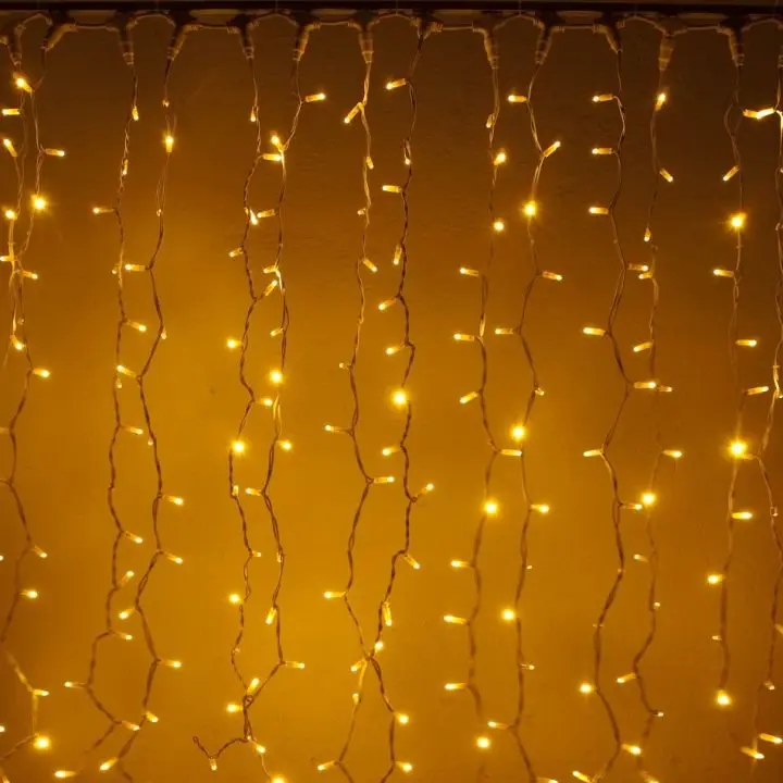 DLED CLNX0101W DecoLED LED světelná záclona, 1x1,5m, teple bílá, 150 diod, IP67 CLNX0101W