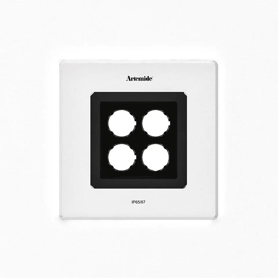 AR T42006WFLW00 Ego Flat 150 downlight čtverec 38° 3000K hliník IK09 - ARTEMIDE