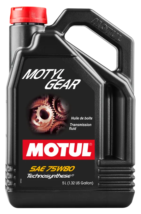 MOTUL Převodový olej MotylGear 75W-80 5L (Pro manuální převodovky (GL-4/GL-5).)