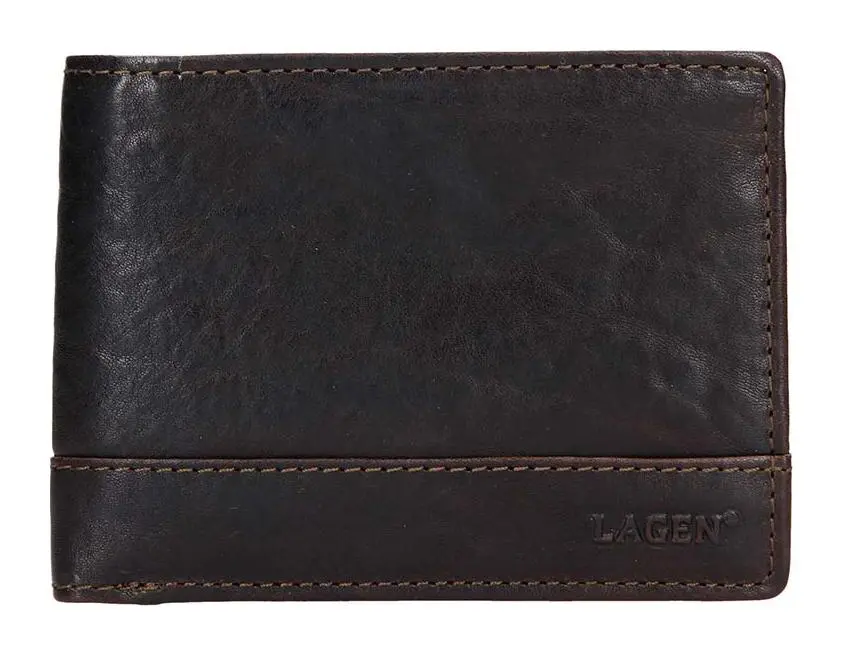 Pánská kožená peněženka Lagen LG 6504/T Dark brown