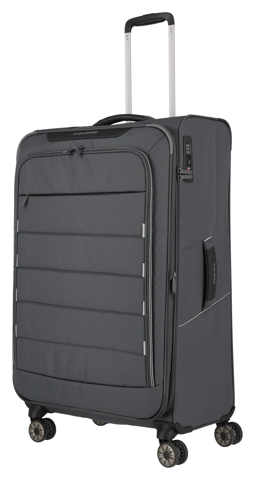 Velký cestovní kufr na kolečkách Travelite Skaii 4w L Anthracite