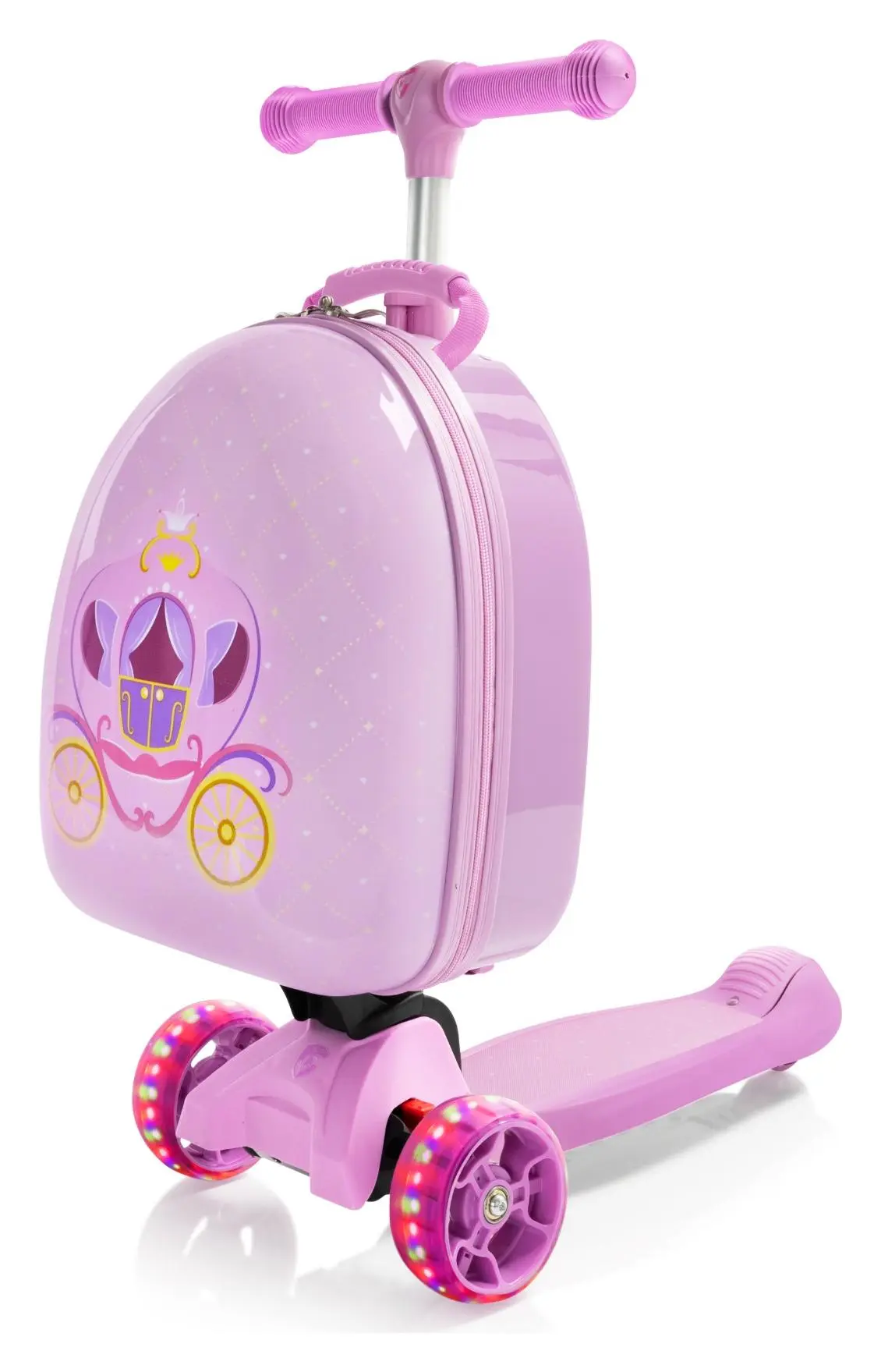 Dětská koloběžka s batohem Heys Turbo Tots Scooter Royal Carriage