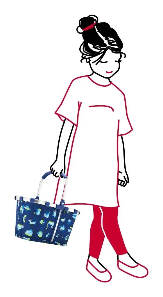 Reisenthel Carrybag XS Kids Abc Friends modrý dětský nákupní košík