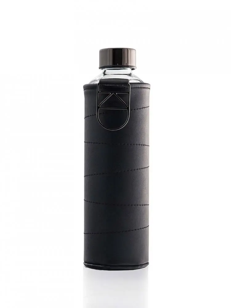 Láhev na pití Equa Mismatch Graphite 750 ml s obalem z umělé kůže