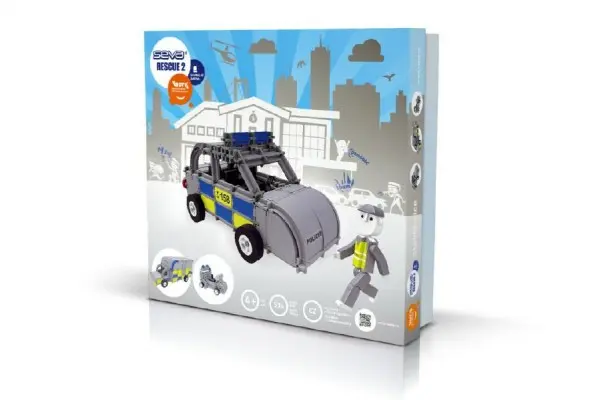 Stavebnice SEVA RESCUE 2 (policie) plast 534 ks
