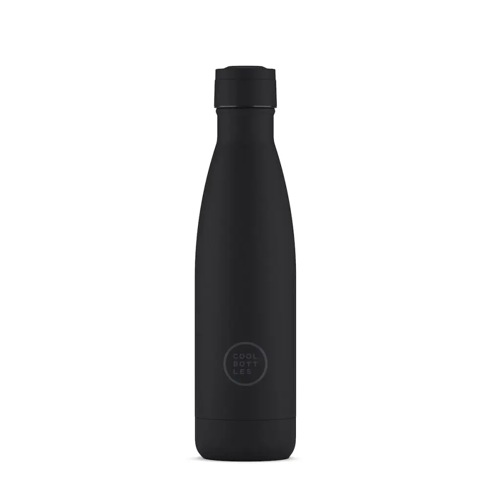 Nerezová termolahev COOL BOTTLES Mono Black třívrstvá 500ml