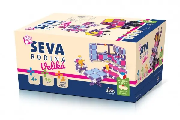 Stavebnice SEVA RODINA Veliká 915 ks