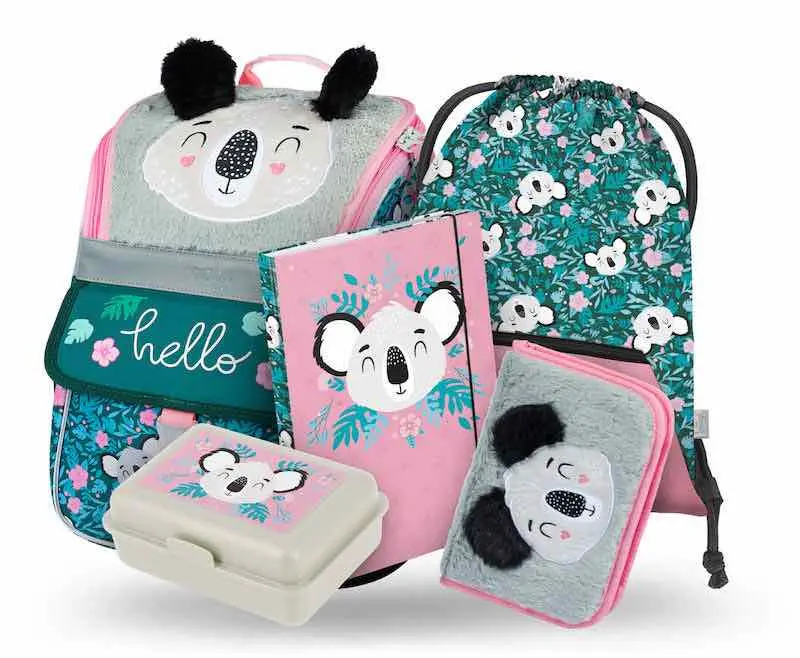 Školní set Baagl Zippy Baby Koala II (set 5)