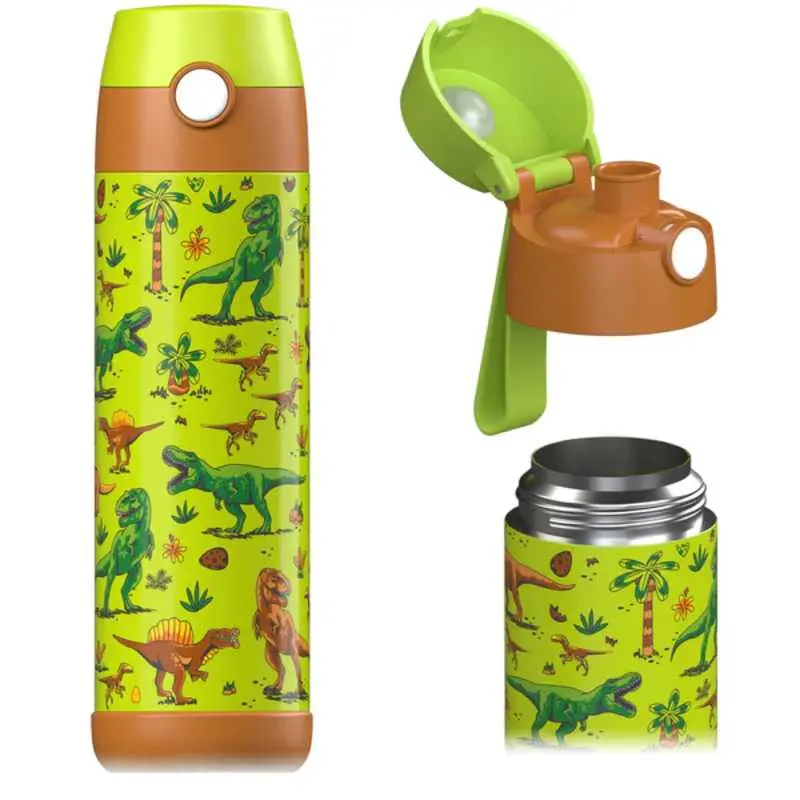 Dětská nerezová termoláhev JARLSON MALI Dinosaurus 500 ml