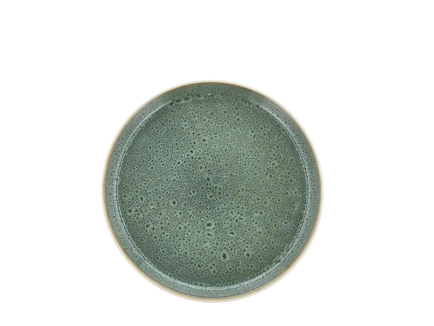 Bílý/zelený dezertní talíř z kameniny ø 21 cm Gastro White/Green – Bitz