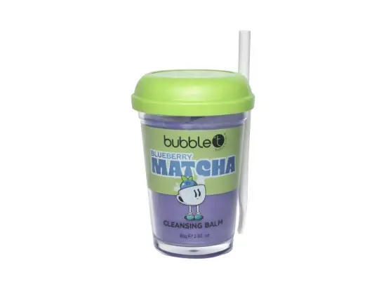 Bubble T čistící balzám na obličej borůvka-matcha 80 g