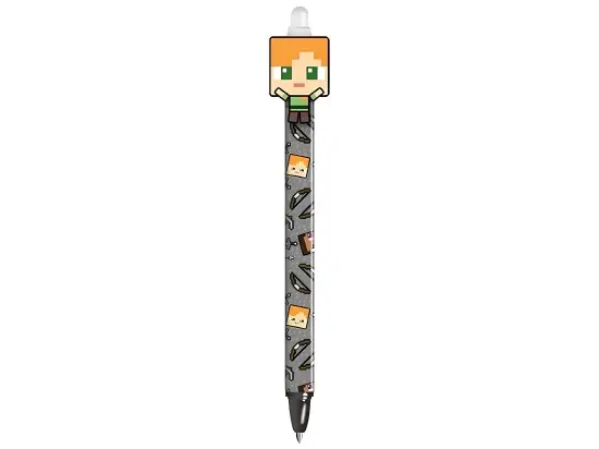 Minecraft gumovací pero - mix variant 1 ks
