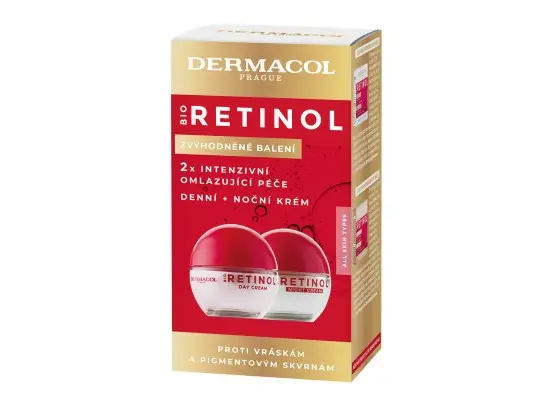 Dermacol Bio Retinol denní a noční pleťový krém 2 x 50 ml