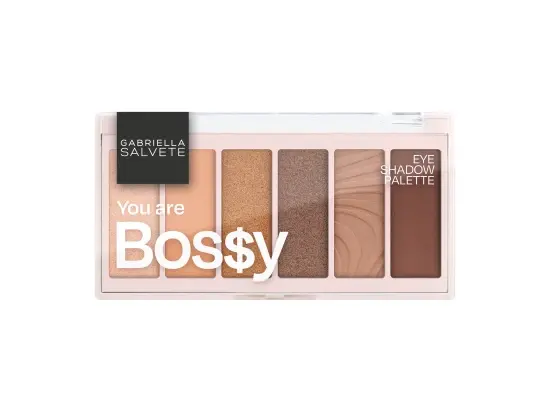 Gabriella Salvete Eyeshadow 6 Shades Palette paleta očních stínů You are Bos$y 12 g