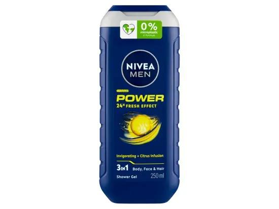 Nivea Men Power 3 v 1 sprchový gel 250 ml