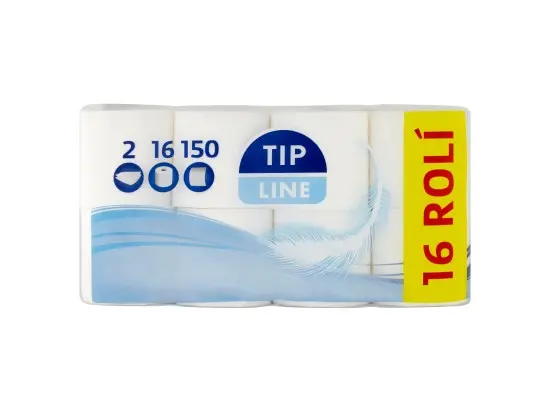 Tip Line Jemný 2vrstvý toaletní papír 16 ks