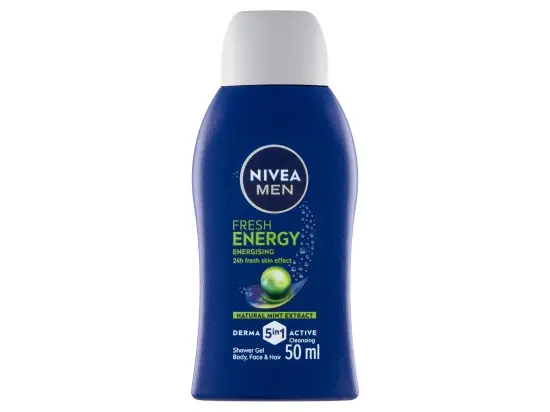 Nivea Men Fresh Energy 5 v 1 sprchový gel 50 ml