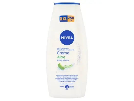 Nivea Creme Aloe pečující sprchový gel 750 ml