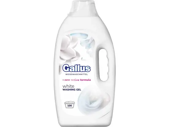 GALLUS prací gel na bílé prádlo 100 PD